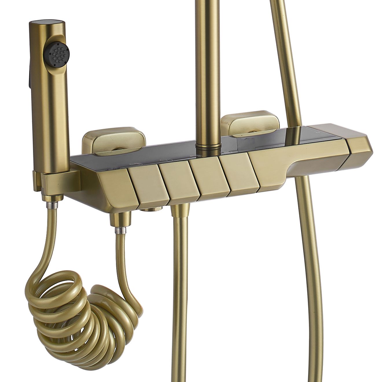 Coloana de dus cu termostat REA ROB Gold Brush  2