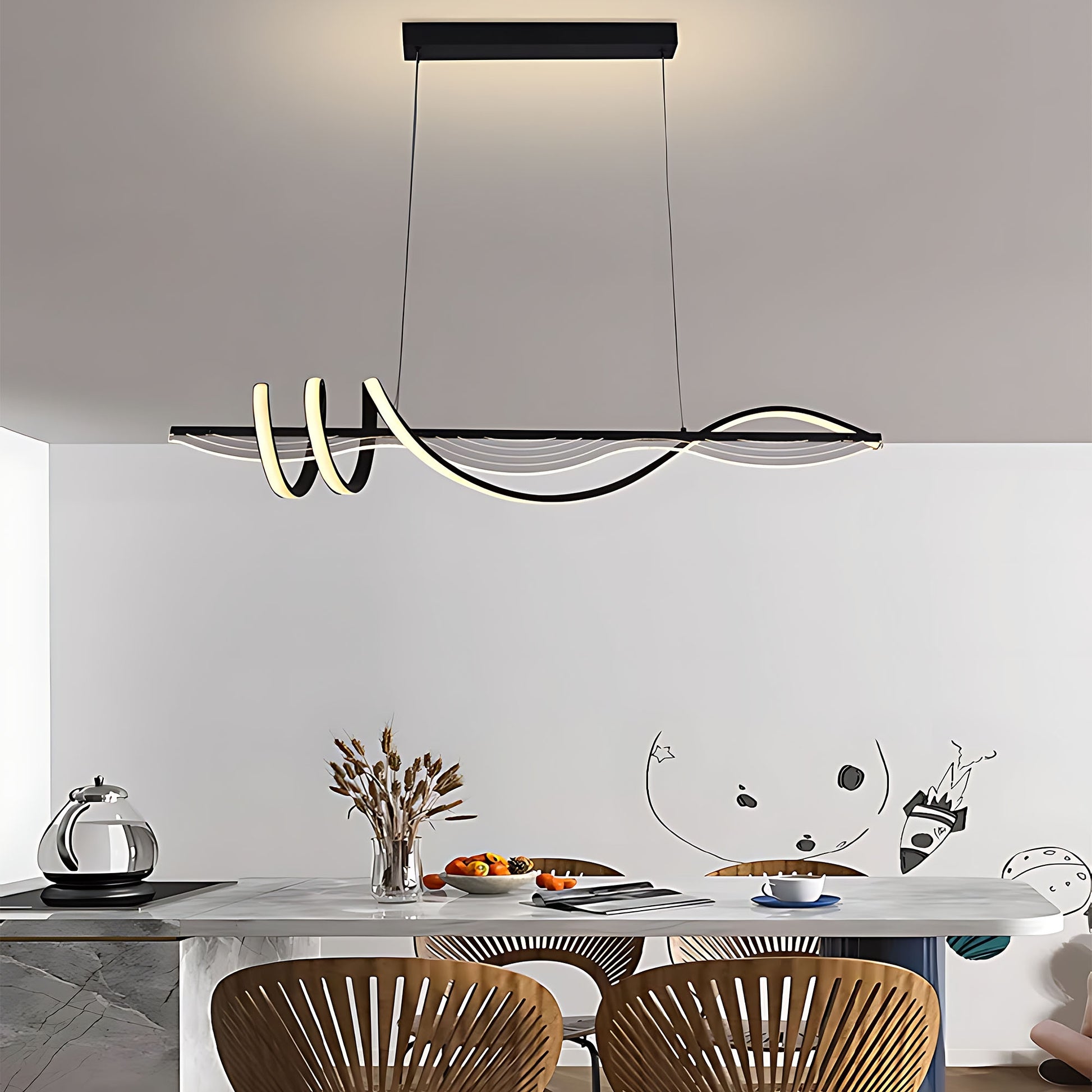 Lampa Led Lhj041-cp 100 Cm Black  3