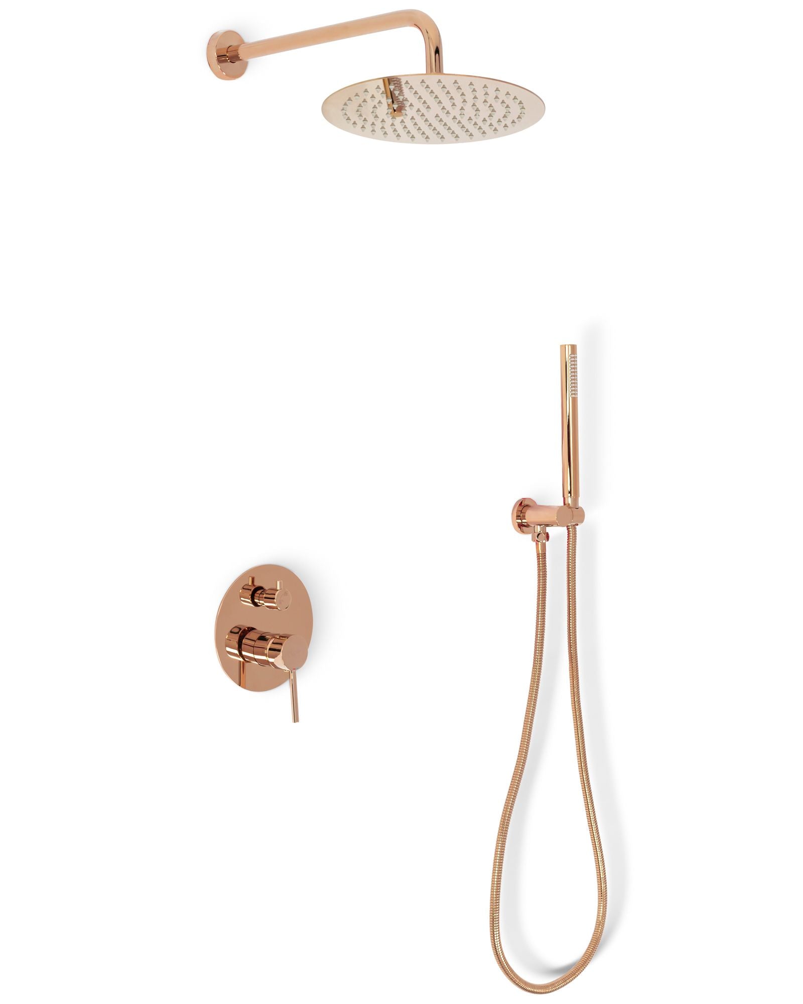 Set de duș incastrabil Rea Lungo Rose Gold auriu roz + BOX  5