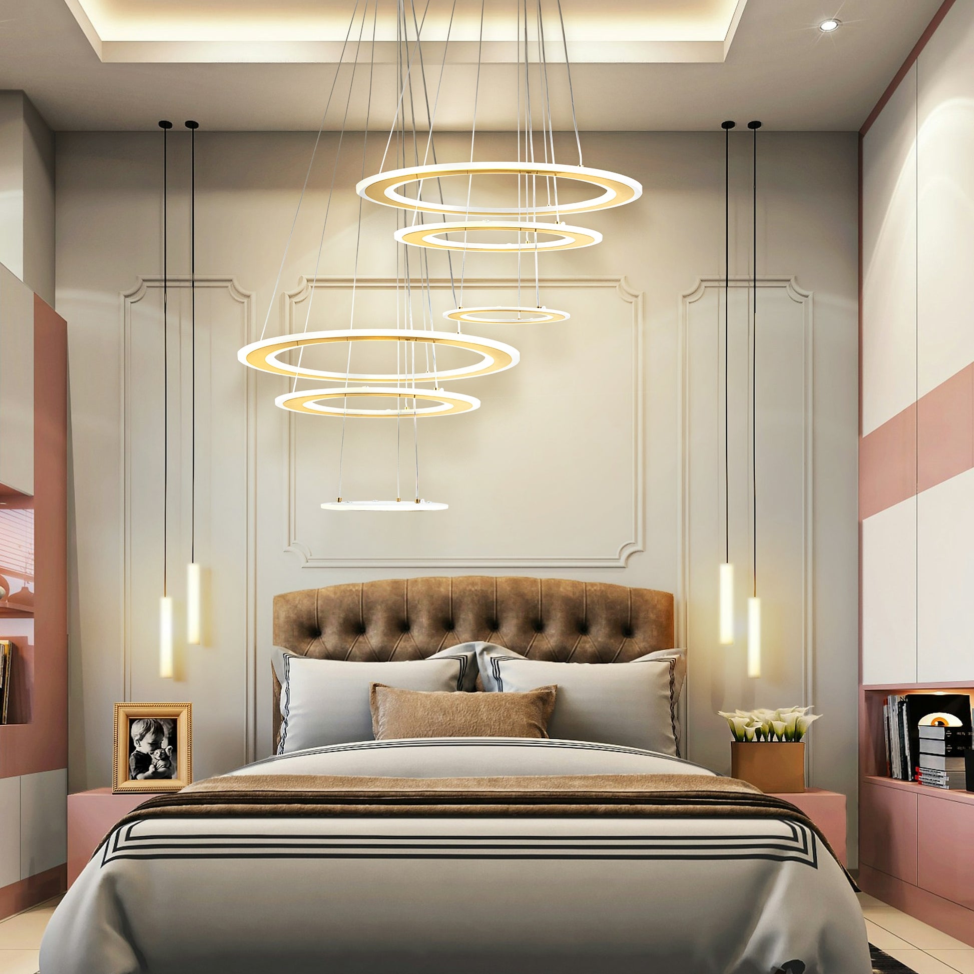 Lampă De Tavan Led G041-3cp Brush Gold  2