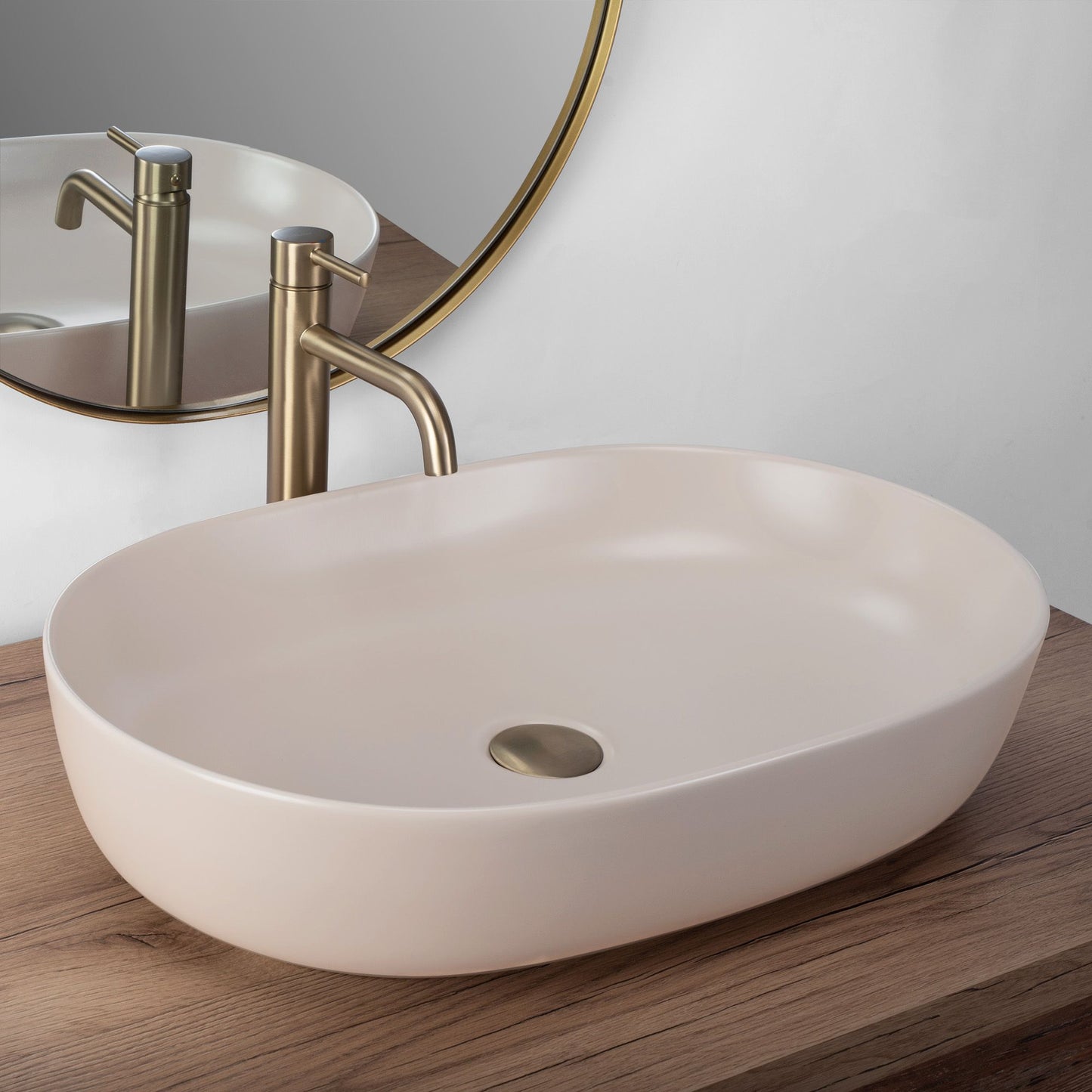 Lavoar pe blat Rea CLEO 61 BEIGE MATT 2
