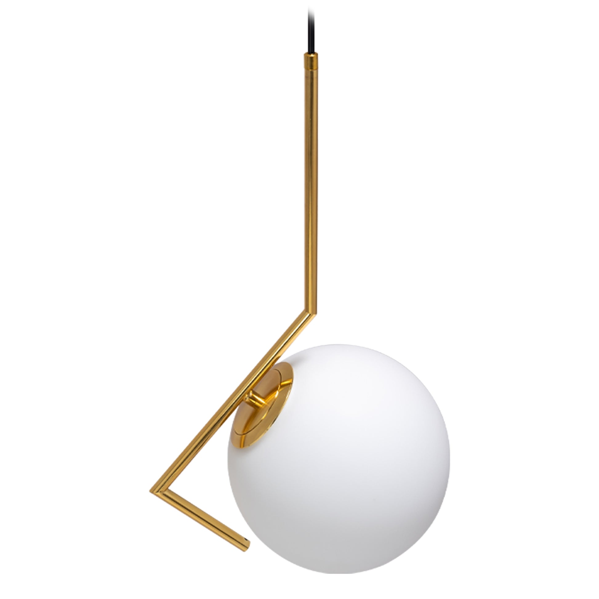 Lampă de tavan modernă din sticlă aurie APP429-1CP  5