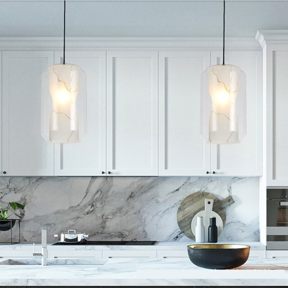 Lampă Modernă Aurie Neagra White Marble APP909-1CP  6