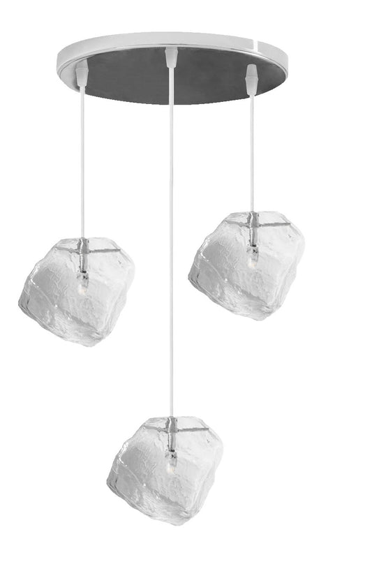 Lampa Ice App320 Moderna Design Loft Tripla  1