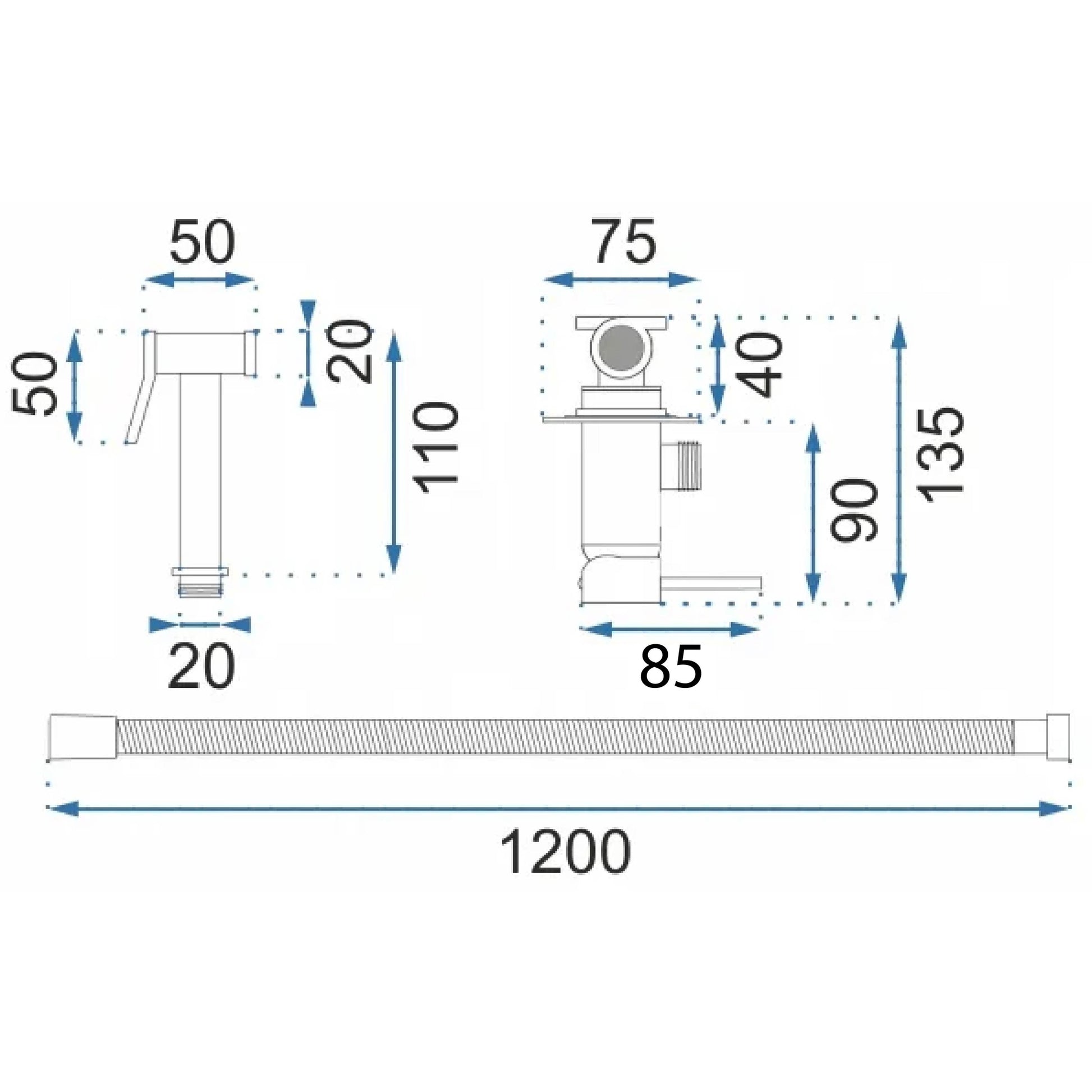 Baterie Bideu Lungo Loop Diamond Gold  8