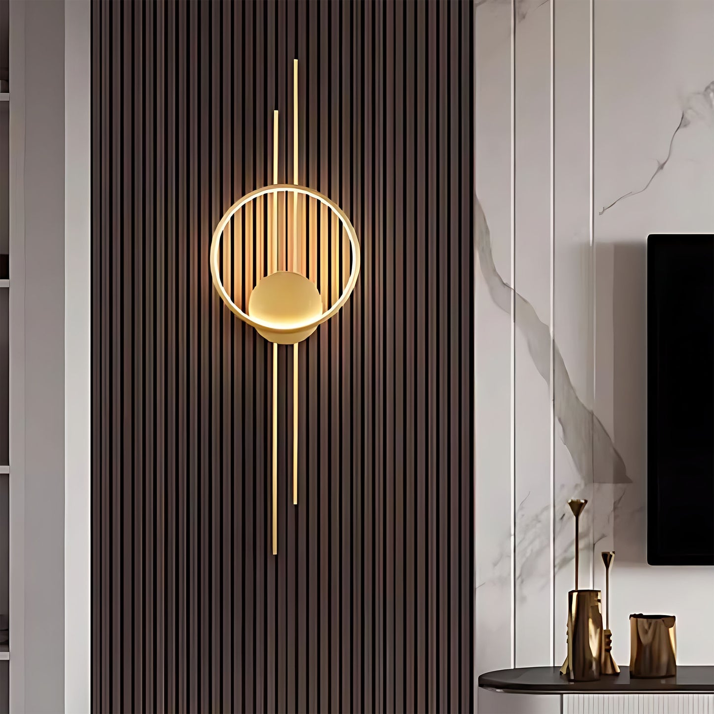 Aplică De Perete Led App1781-w Brush Gold  9