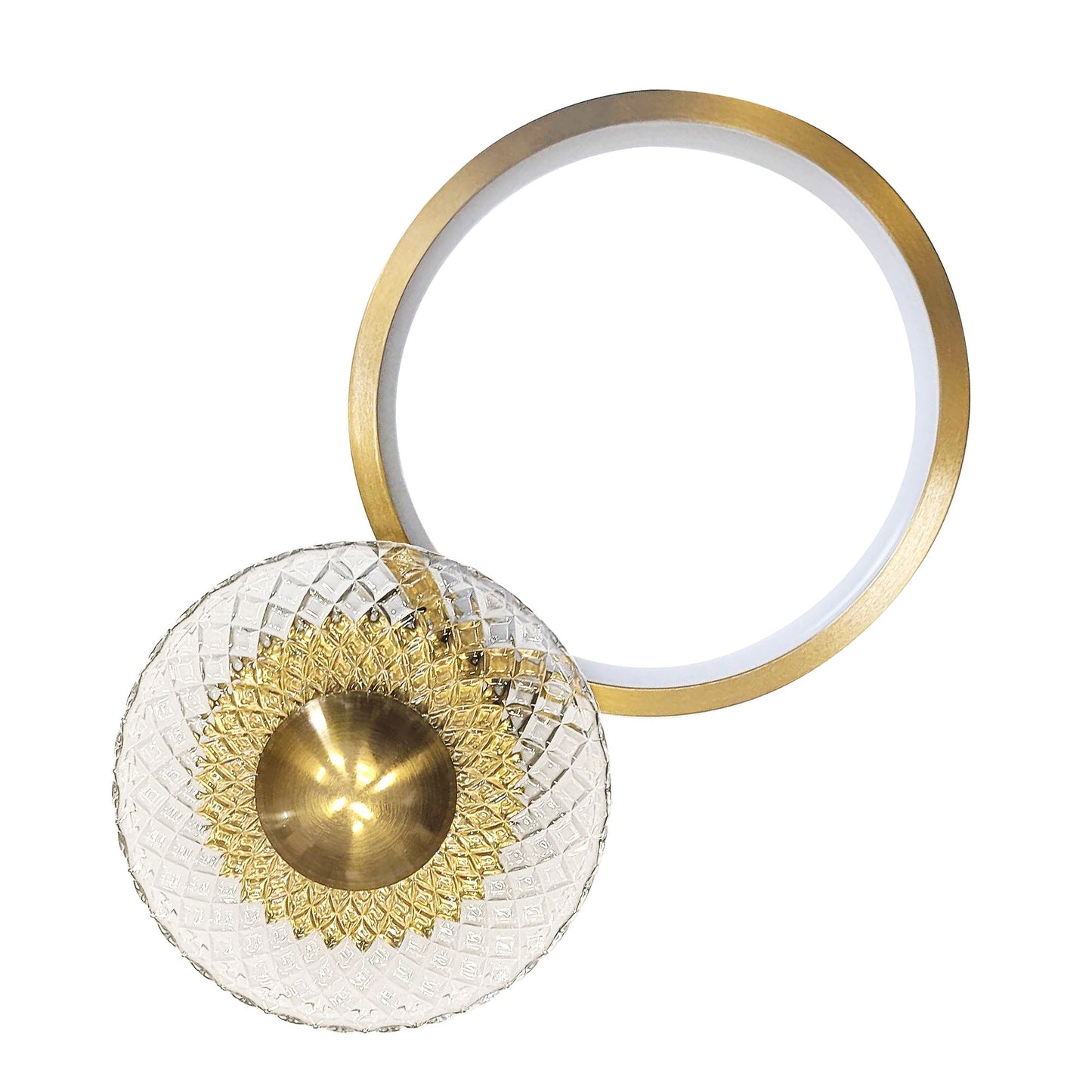 Aplică De Perete Led Lhj071-w Brush Gold  1