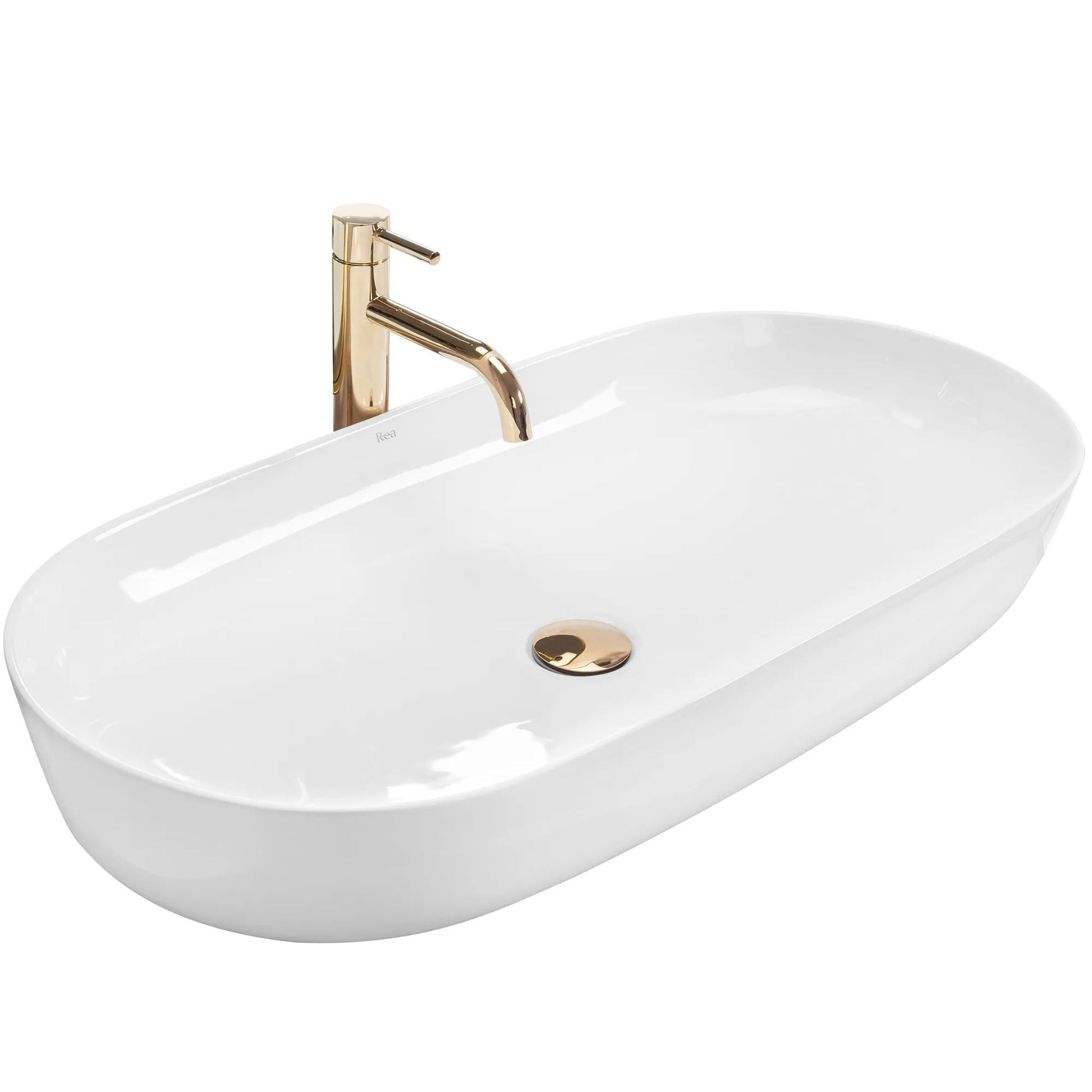 Lavoar pentru blat Rea CLEO 81 White  2