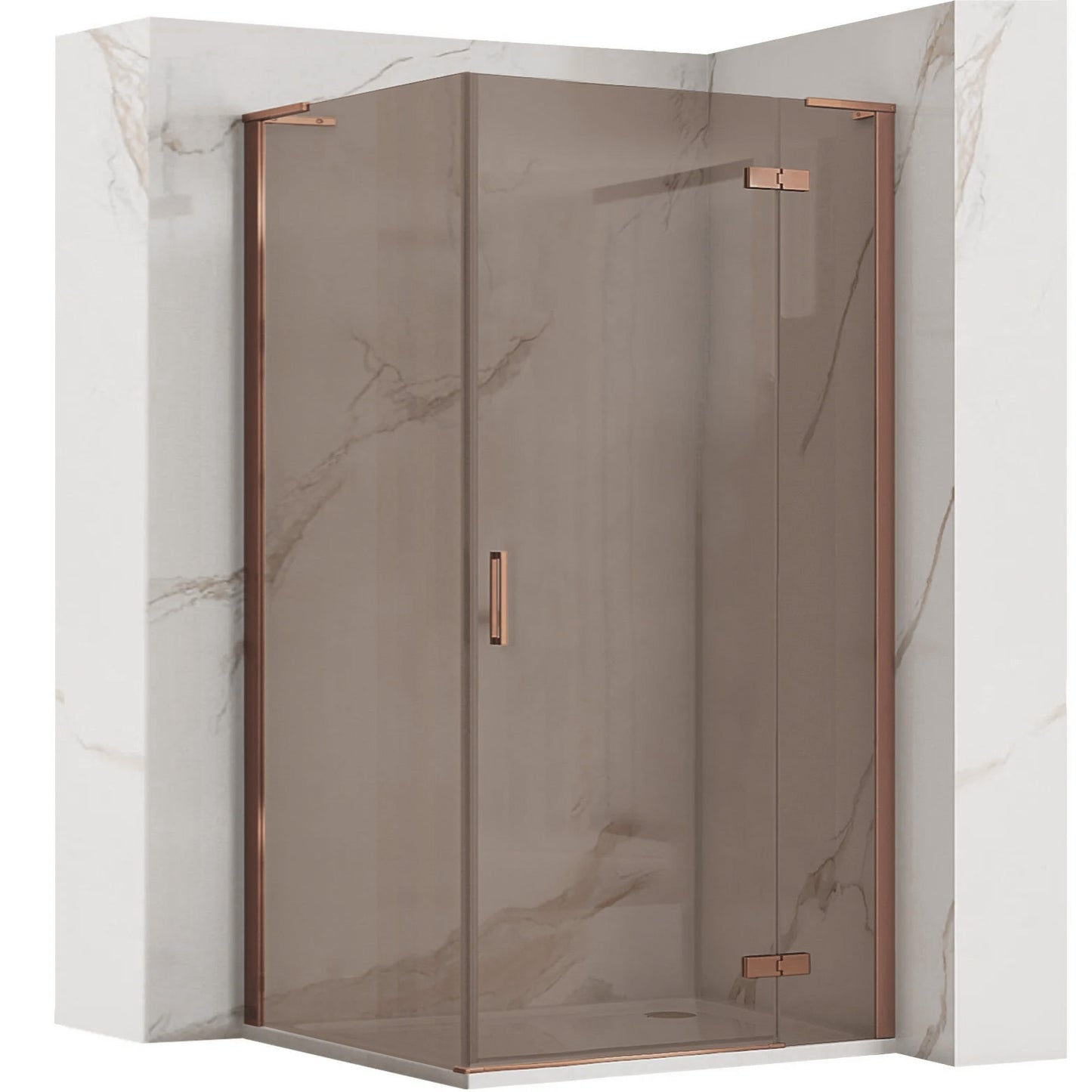 Cabina dus REA Hugo Copper Brush 80x80  1