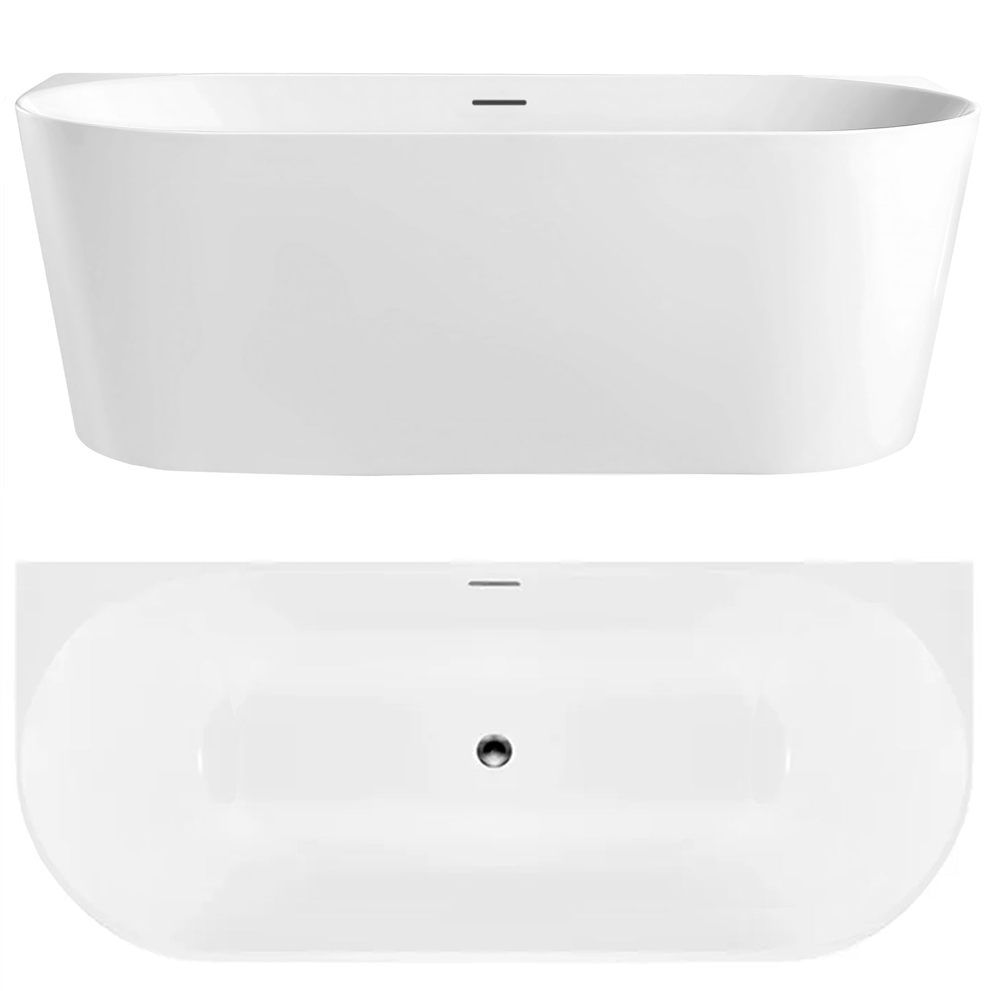 Cada Din Acril Freestanding Capri Slim 170cm  2