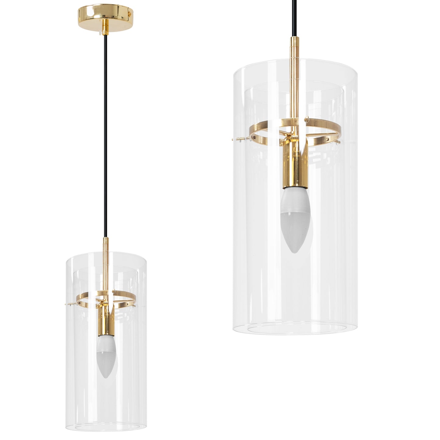 Lampă Suspendată APP1212-1CP Gold  1