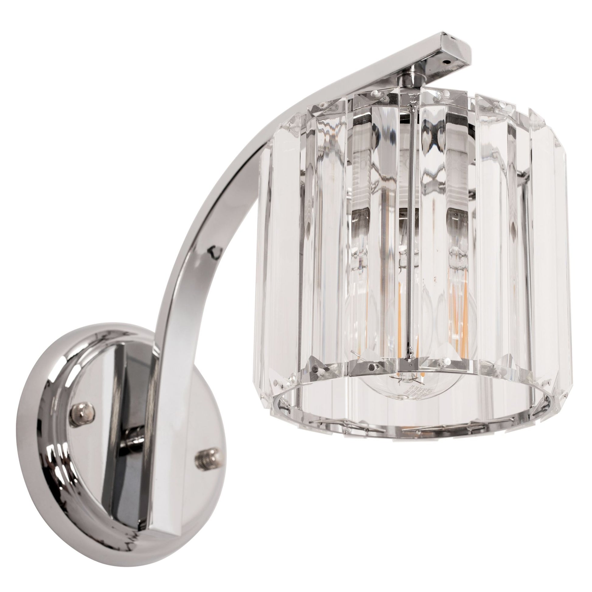 Lampă de perete metal cristal crom APP509-1W  3