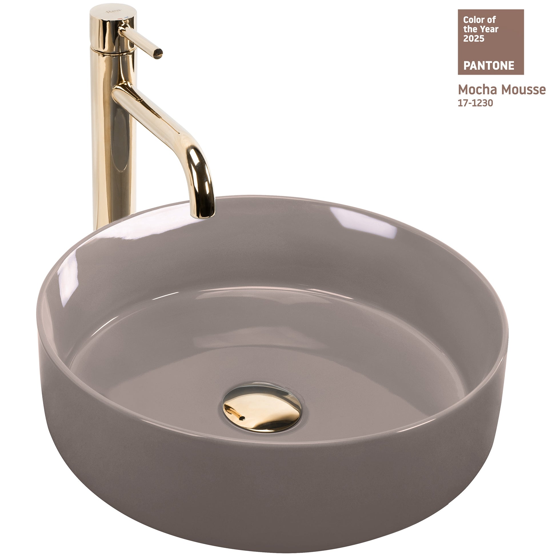 Lavoar Pe Blat Rea Sami Beige Shiny  1