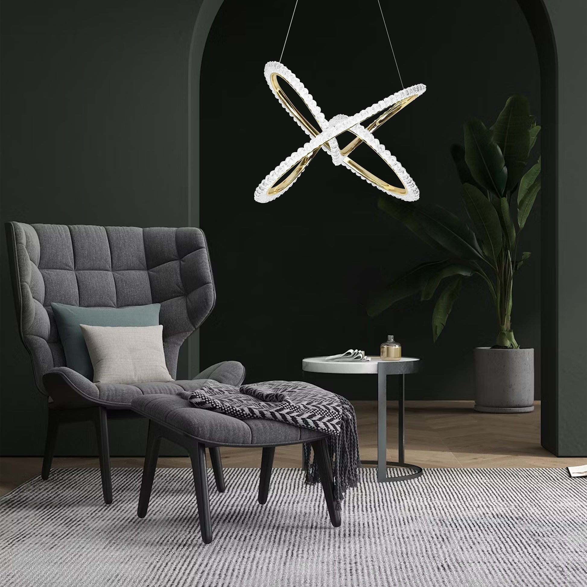 Lampa Led G035-cp Gold  4