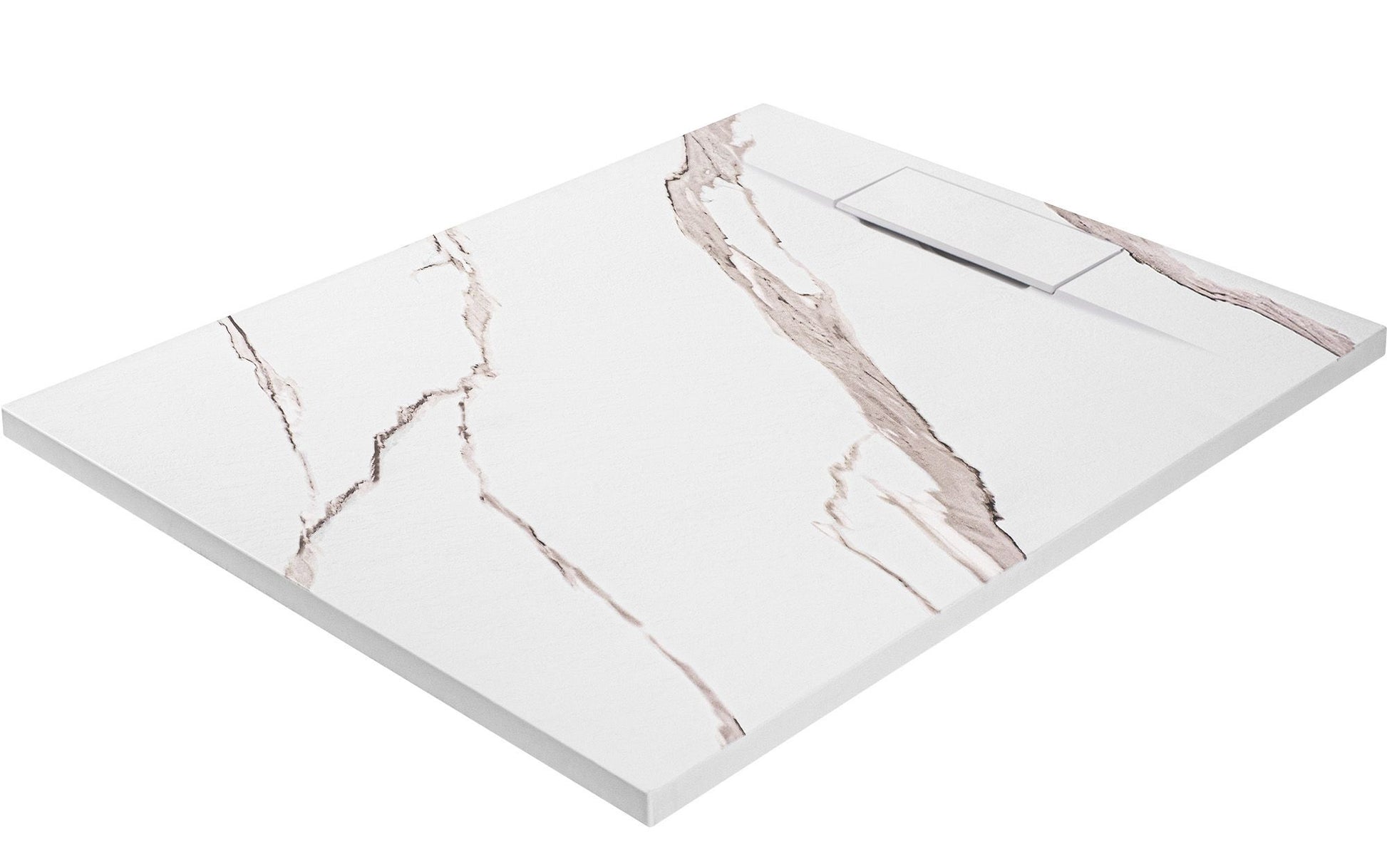 Cada de duș Bazalt CARRARA WHITE 90x120  6