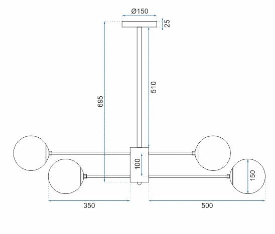 Lampa APP262-6C  6