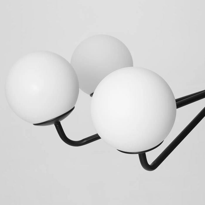 LAMPA WISZĄCA SUFITOWA CZARNA APP1578-5C 2