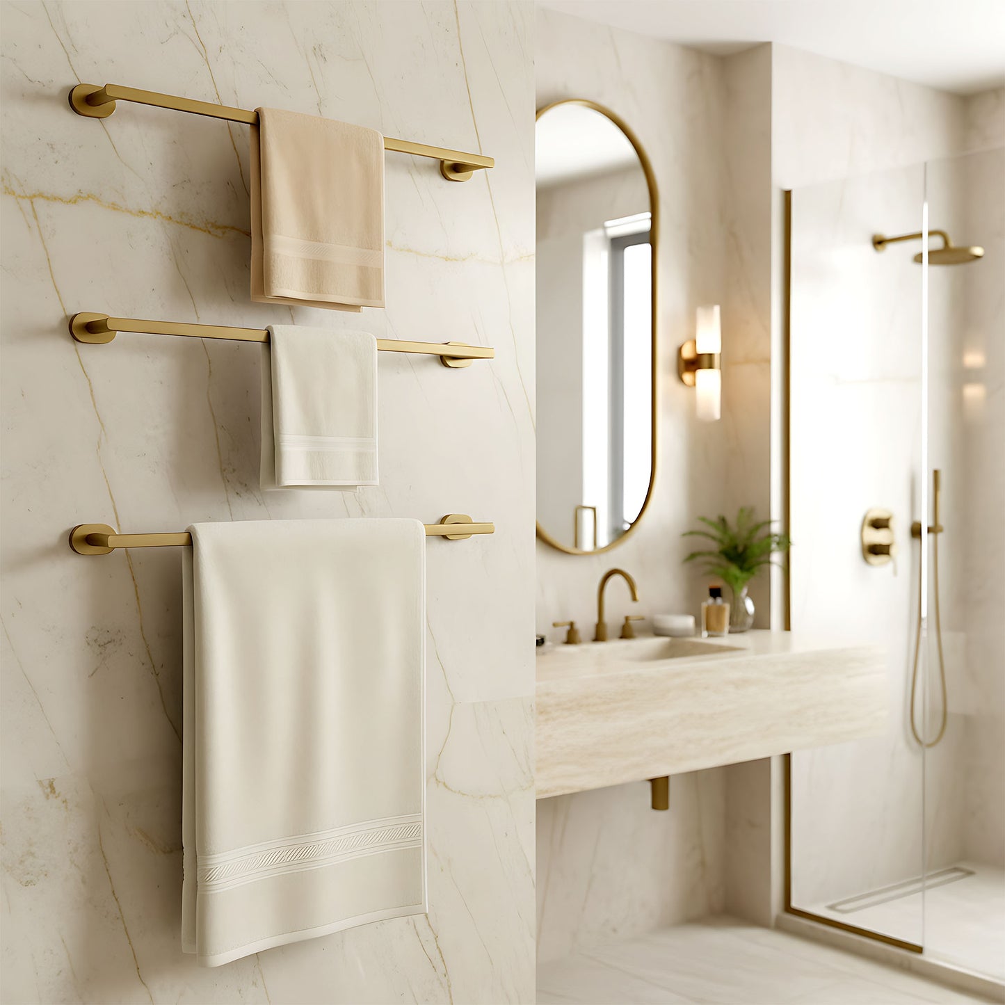 Cuier De Baie Til 101 Brush Gold  5