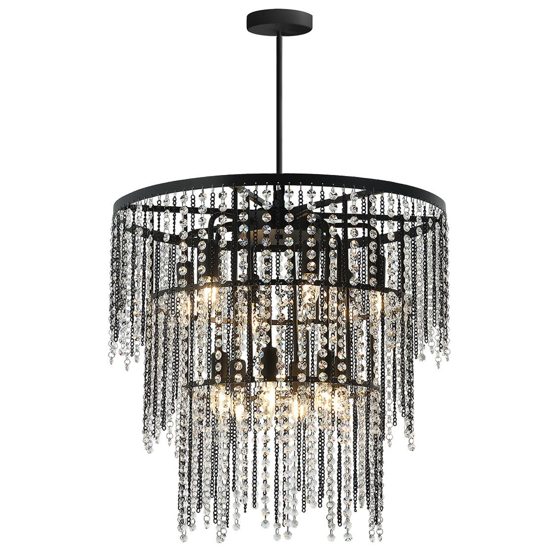 Lampa Cristal APP1314-CP Black  1