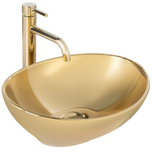 Lavoar pentru blat Rea Sofia Gold 1