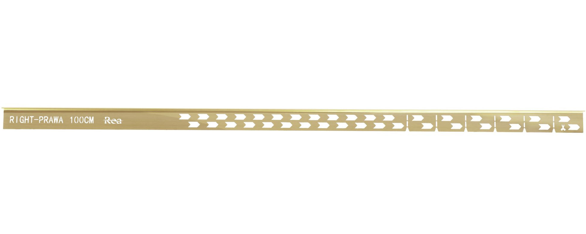 Profil de panta cadita de dus 100cm Brush Gold stanga 4
