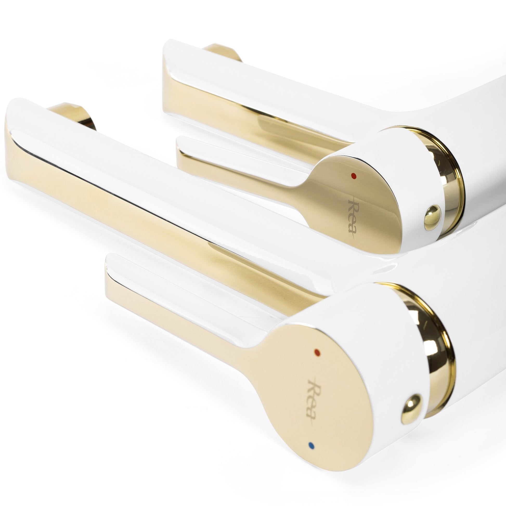 Baterie pentru baie Rea MELIA white gold Low  9