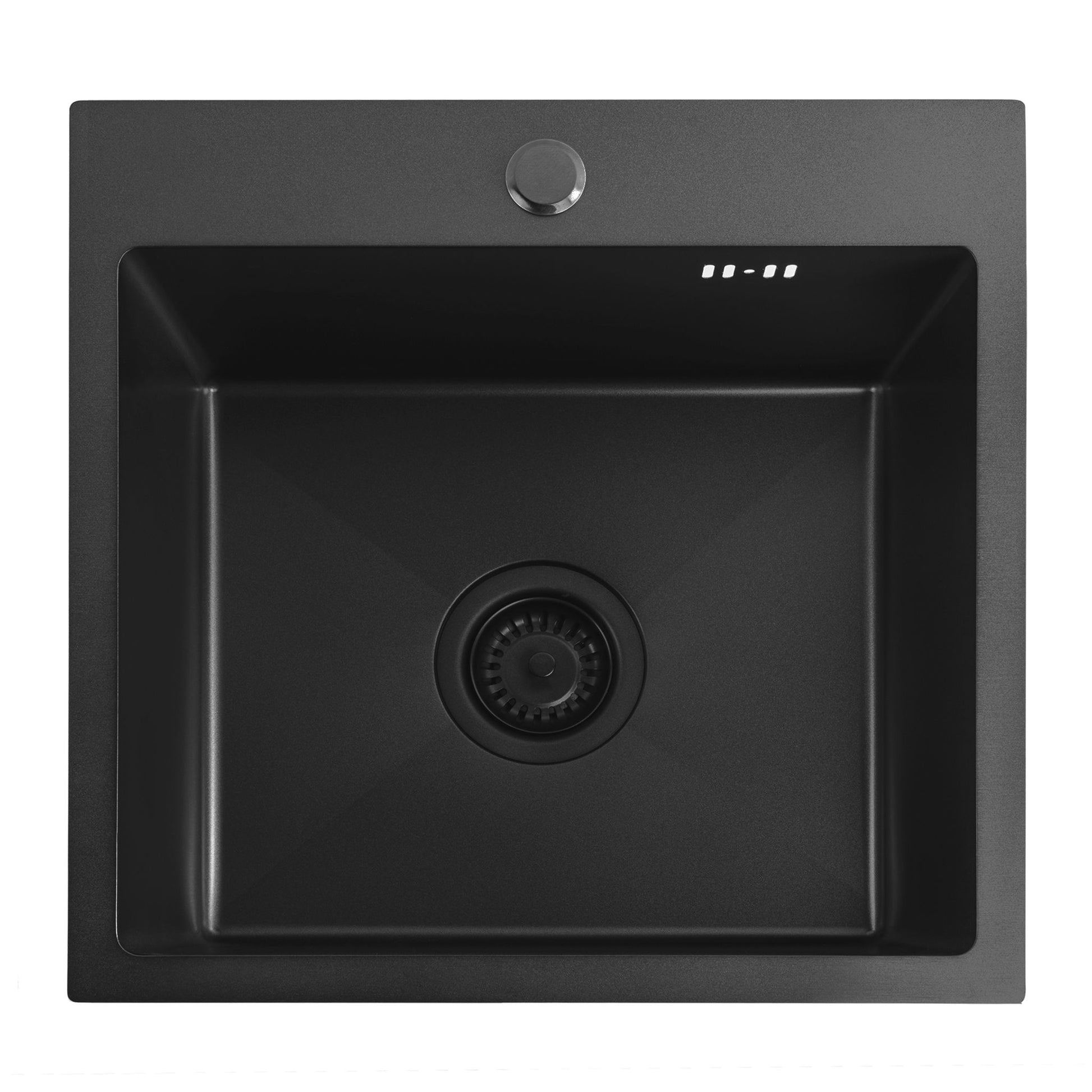 Chiuvetă Din Oțel Cu Set De Accesorii 3 Buc. REA Leo 40 Black Accesorii Negre 8
