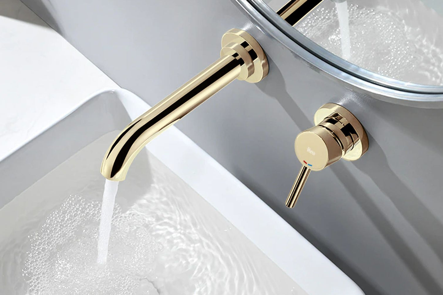Baterie incastrata Rea Lungo Long Gold Auriu + BOX  5