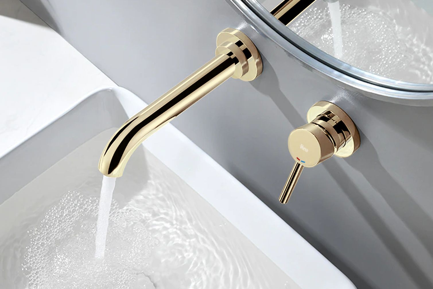 Baterie incastrata Rea Lungo Long Gold Auriu + BOX  5
