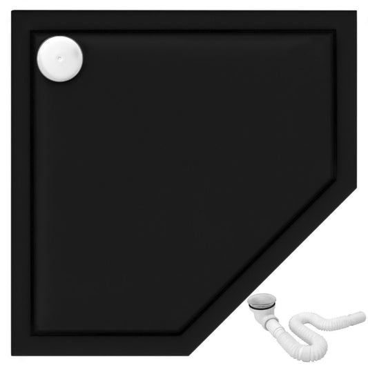 Cadita de dus Diamond Black 90x90 cm negru  1