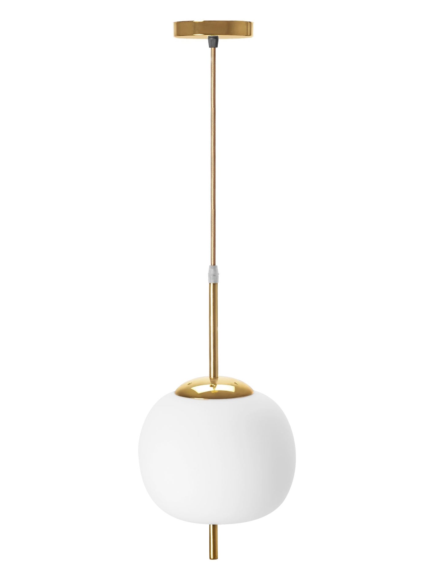 Lampa DE TAVAN SUSPENDABILA din sticla Sfera alb Auriu APP669-1CP  2