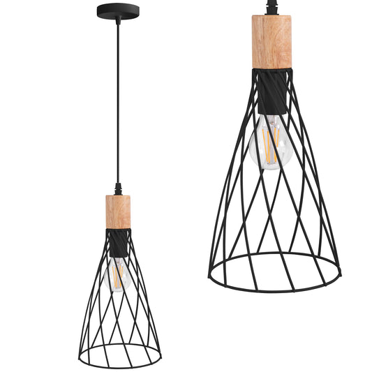 Lampă de tavan APP1268-1CP Black  1