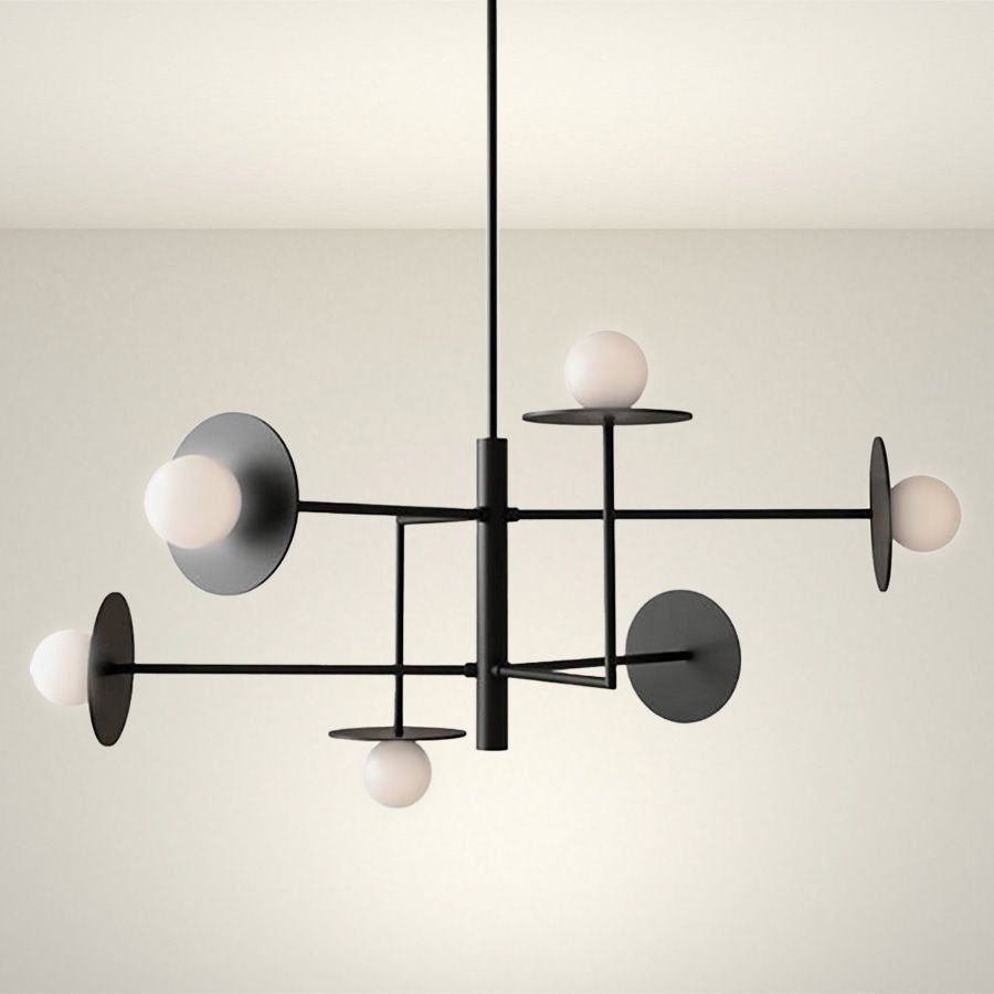 Lampa APP1668-6CP Black  7