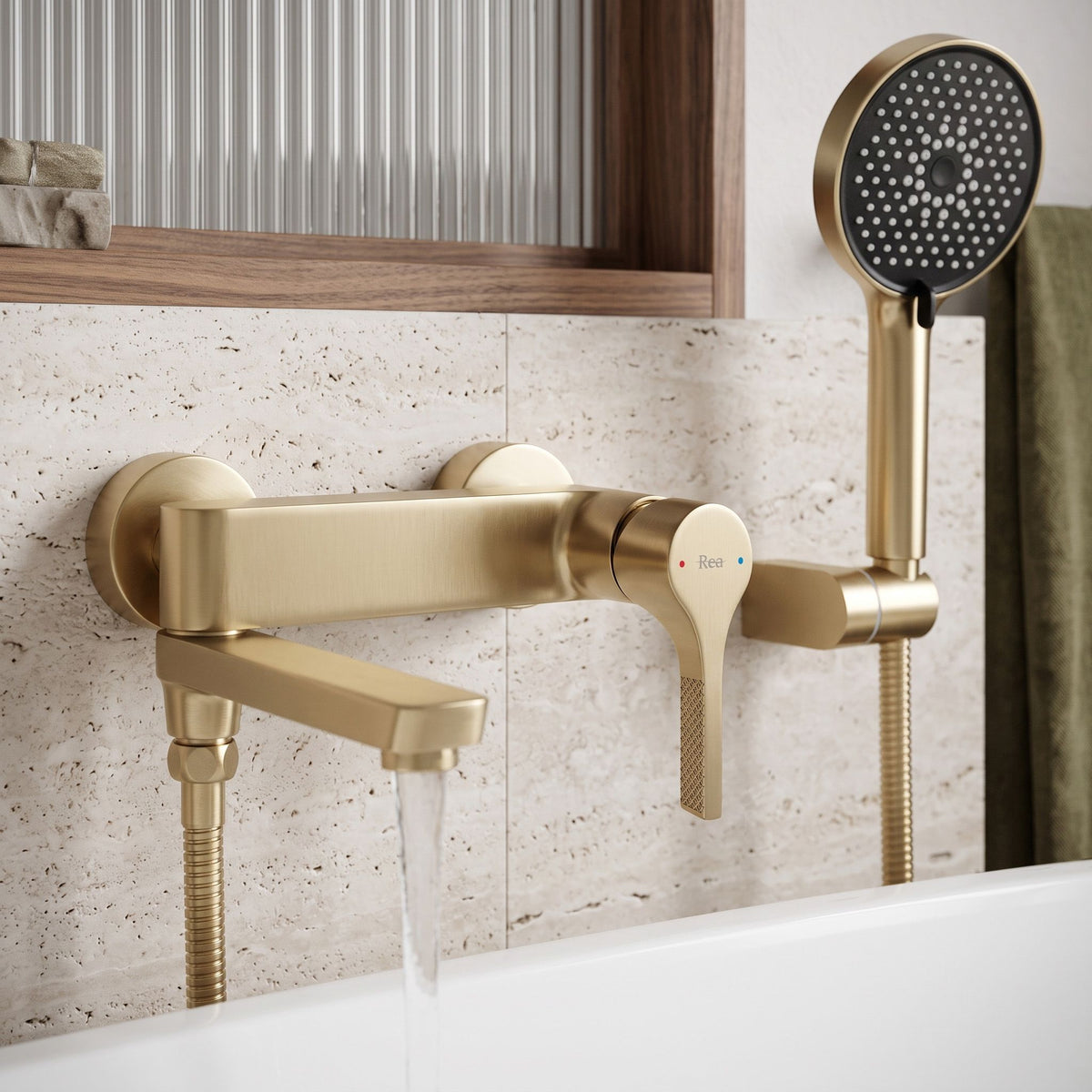 Baterie Pentru Cadă PREMIUM REA Maxim Brush Gold 9