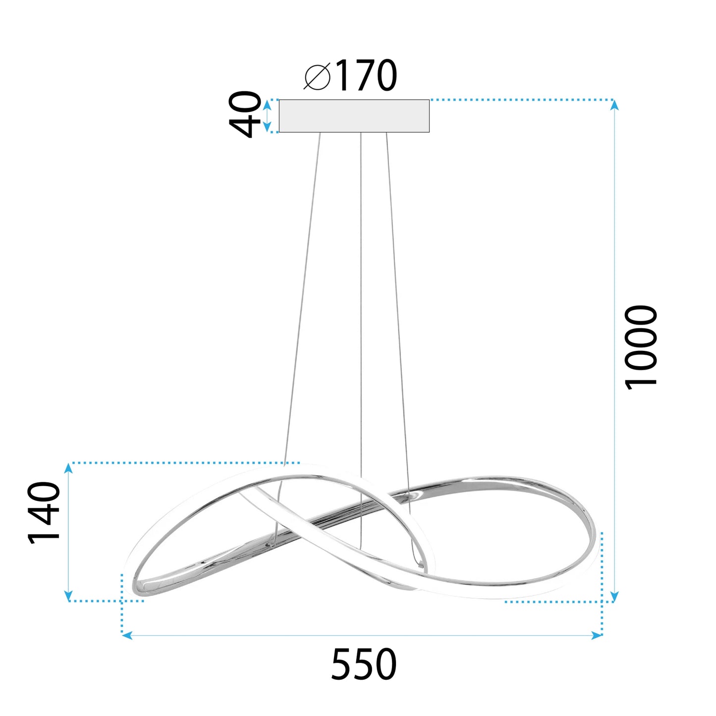 Lampă Suspendată Led App1601-cp Gold  7