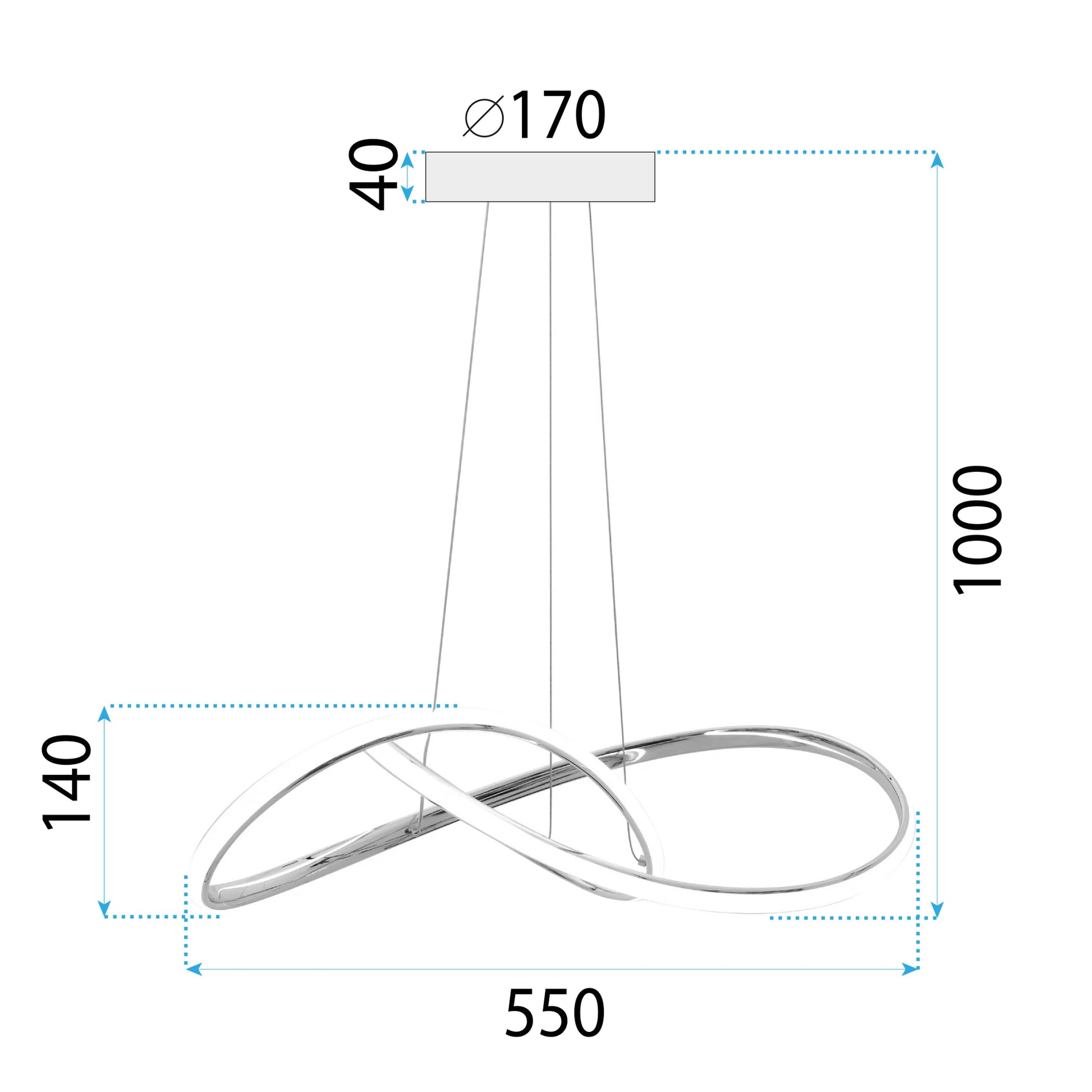 Lampă Suspendată Led App1601-cp Gold  7