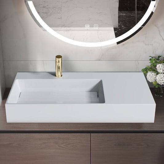 Lavoar pentru blat Archi 90 CM White 1