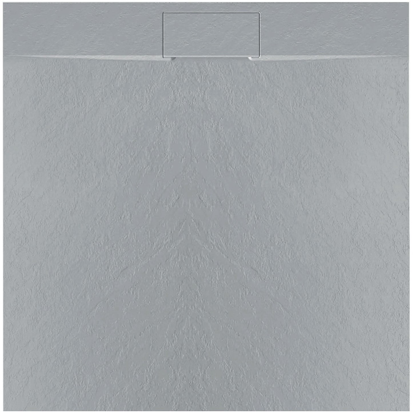 Cadita de dus Rea Bazalt Grey 90x90  1