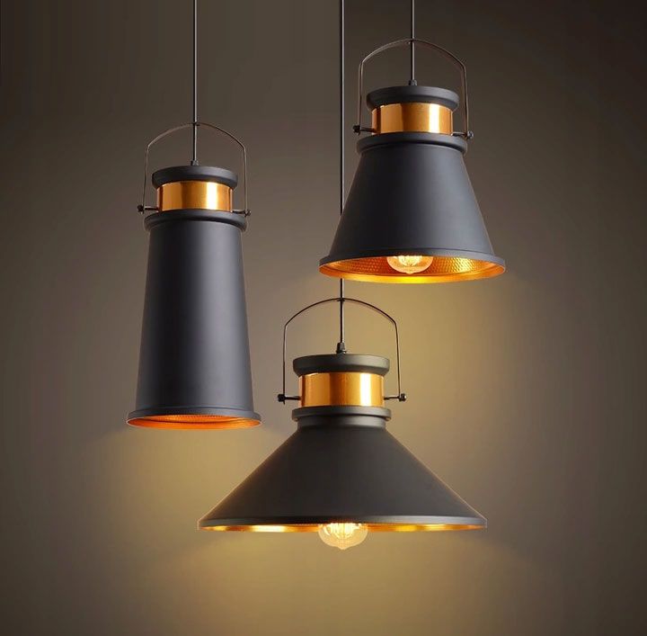 Lampa DE TAVAN ASTI A negru / Auriu  6
