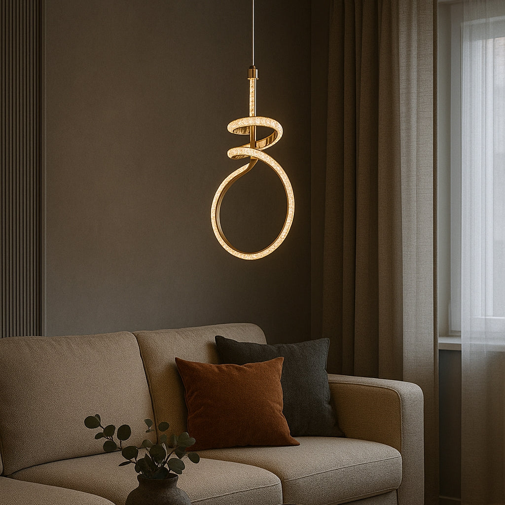 Lampa Led G071-cp Gold  4