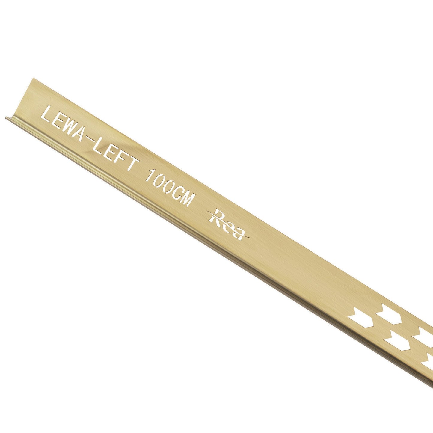Profil de panta cadita de dus 100cm Brush Gold stanga 6