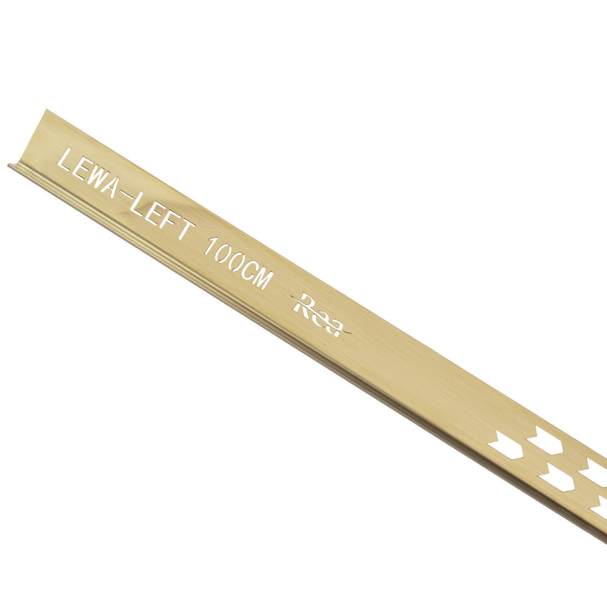 Profil de panta cadita de dus 100cm Brush Gold stanga 6