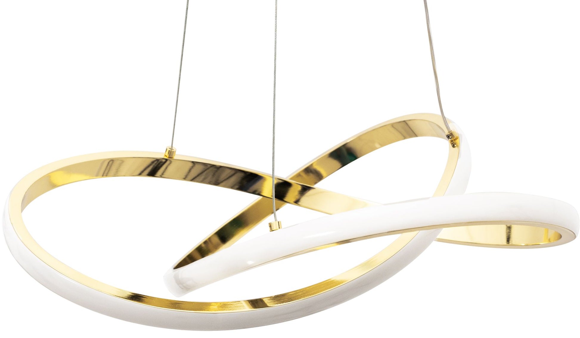 Lampă de tavan suspendată cu inel modern + telecomandă APP390-CP Gold  3