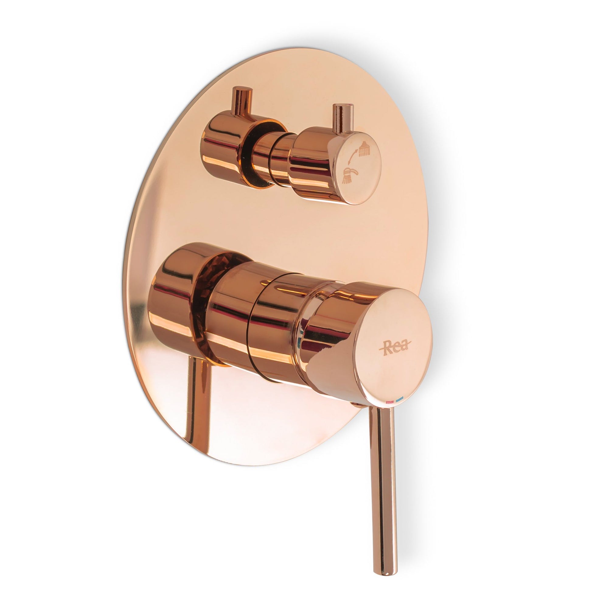 Set de duș incastrabil Rea Lungo Rose Gold auriu roz + BOX  2