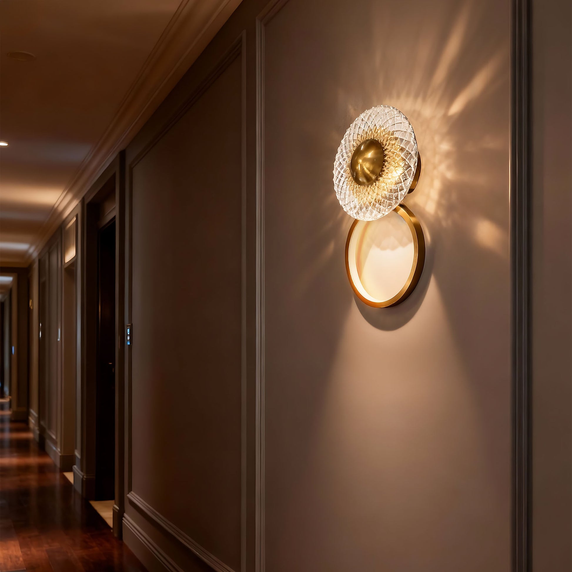 Aplică De Perete Led Lhj071-w Brush Gold  3