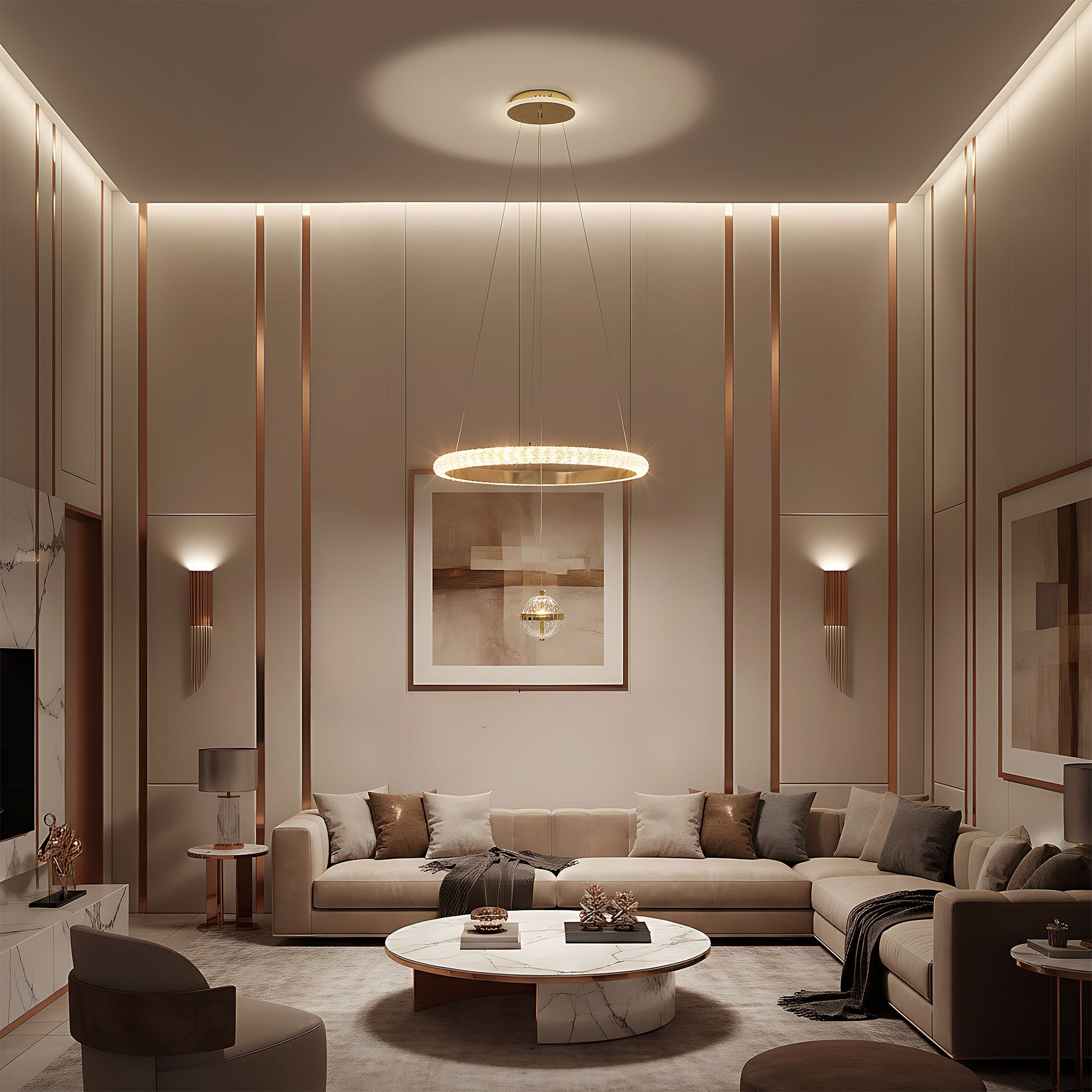 Lampă Suspendată G142-cp 50cm Gold  6