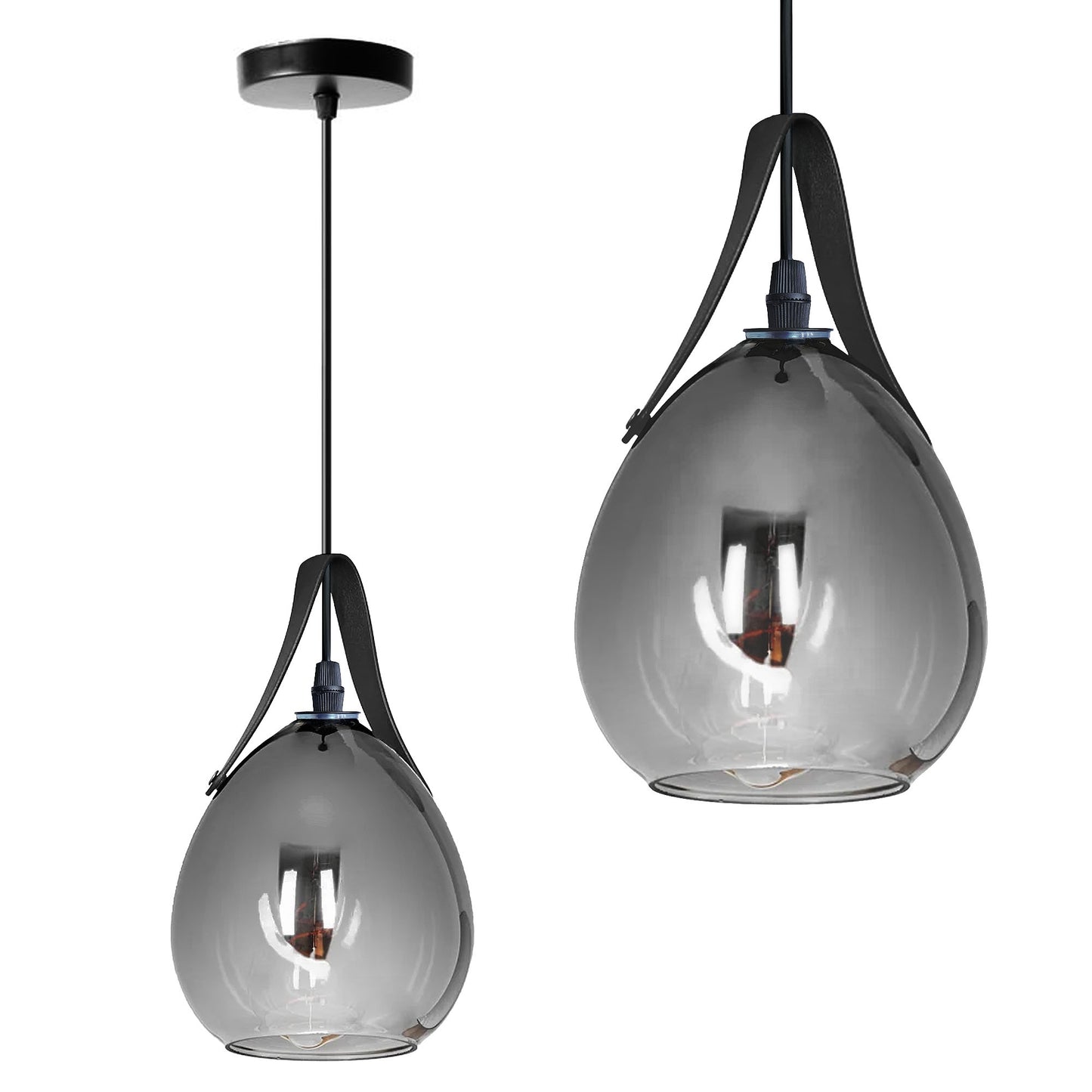 Lampă De Tavan APP1774-1CP Black Grey  1