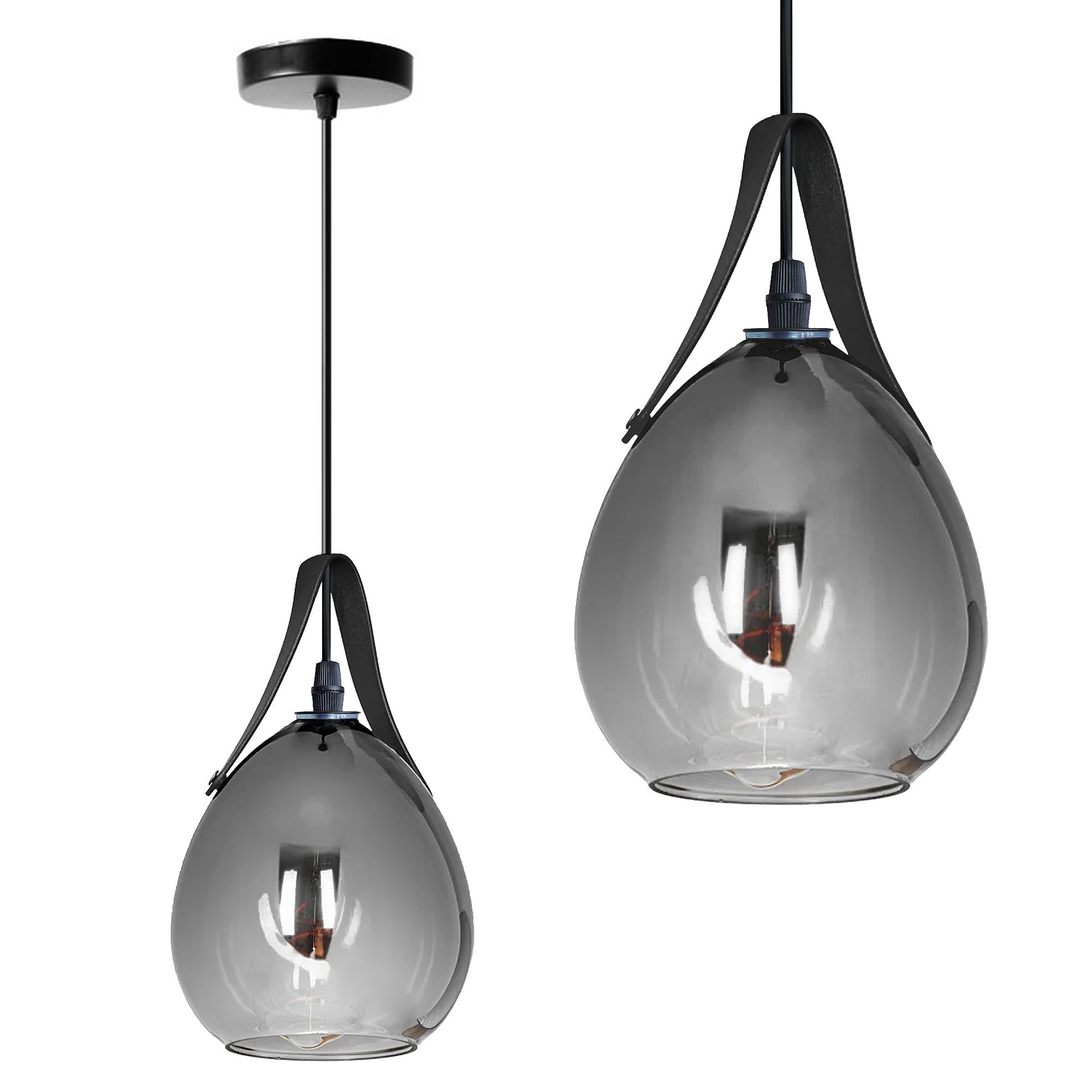 Lampă De Tavan APP1774-1CP Black Grey  1
