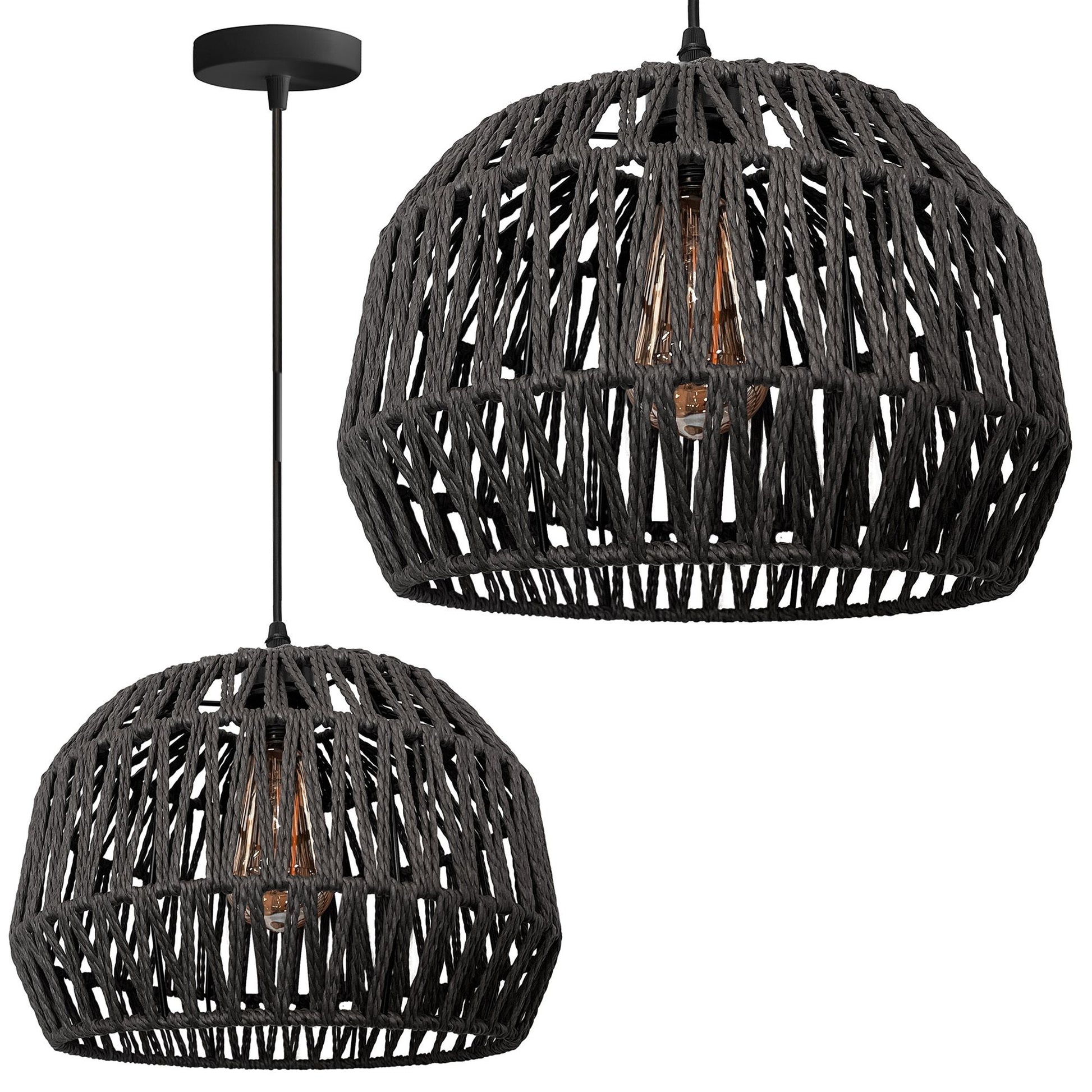 Lampă de tavan APP1483-1CP Black  1