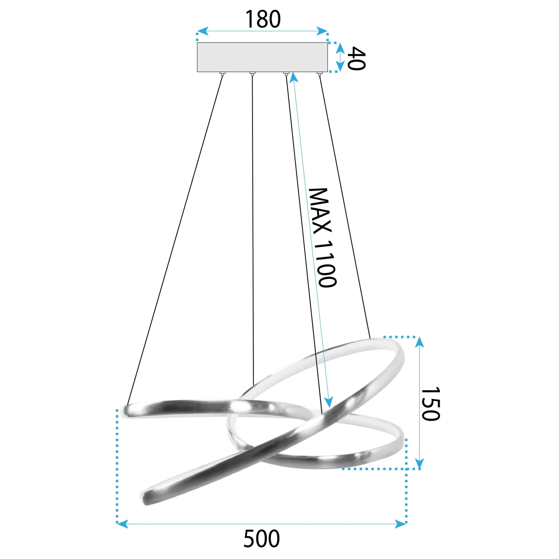 Lampa Led G005-cp Gold  8